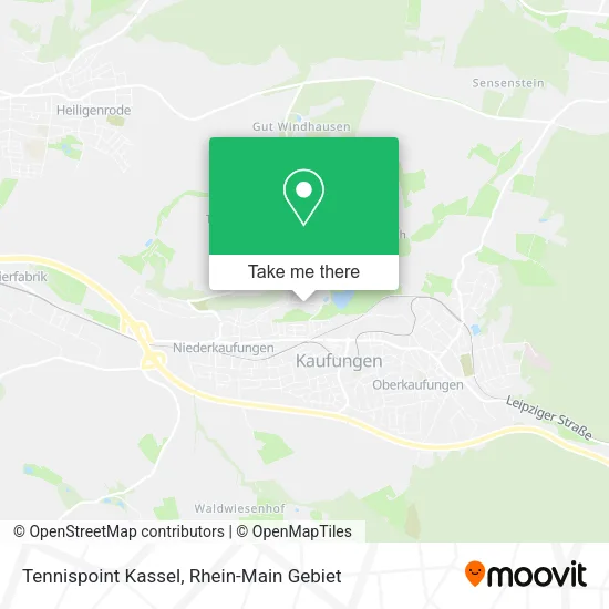 Карта Tennispoint Kassel
