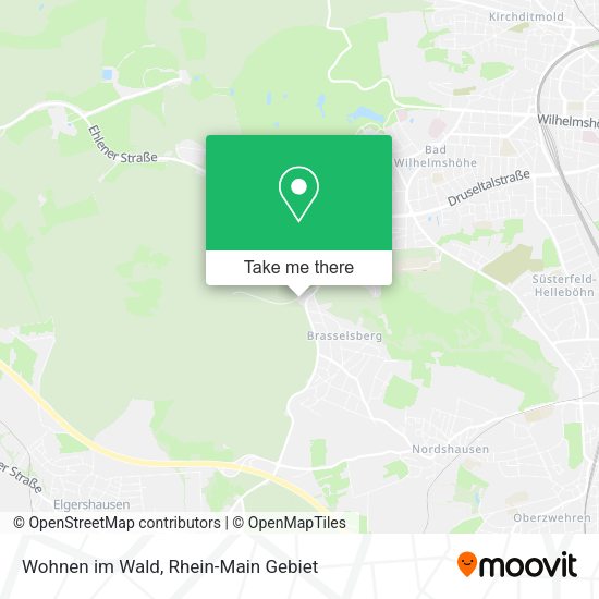 Карта Wohnen im Wald