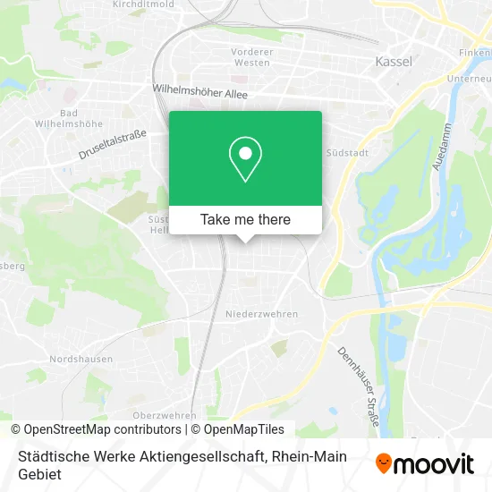 Карта Städtische Werke Aktiengesellschaft