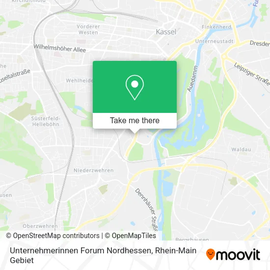 Карта Unternehmerinnen Forum Nordhessen