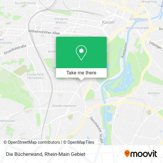 Карта Die Bücherwand
