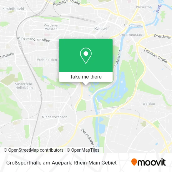Карта Großsporthalle am Auepark