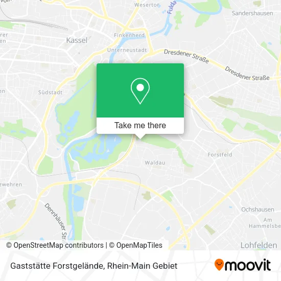 Карта Gaststätte Forstgelände