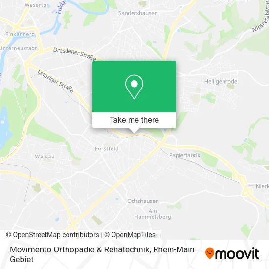 Карта Movimento Orthopädie & Rehatechnik