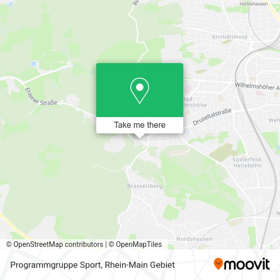 Карта Programmgruppe Sport