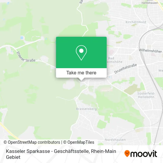 Карта Kasseler Sparkasse - Geschäftsstelle