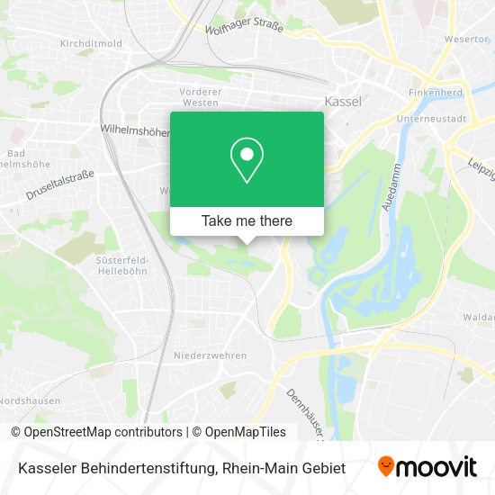 Карта Kasseler Behindertenstiftung