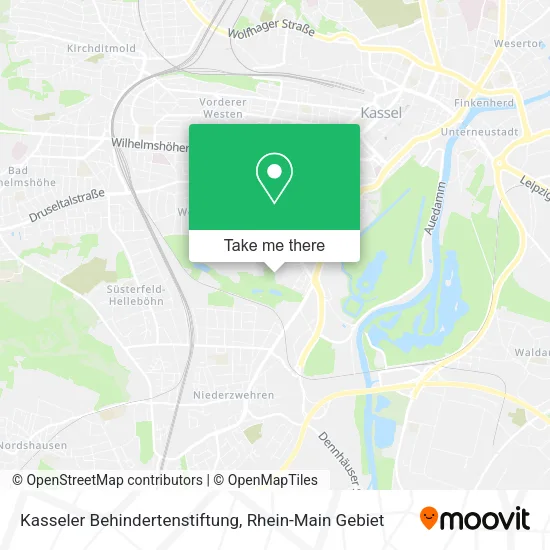 Карта Kasseler Behindertenstiftung