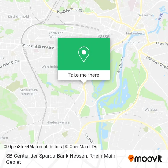 Карта SB-Center der Sparda-Bank Hessen