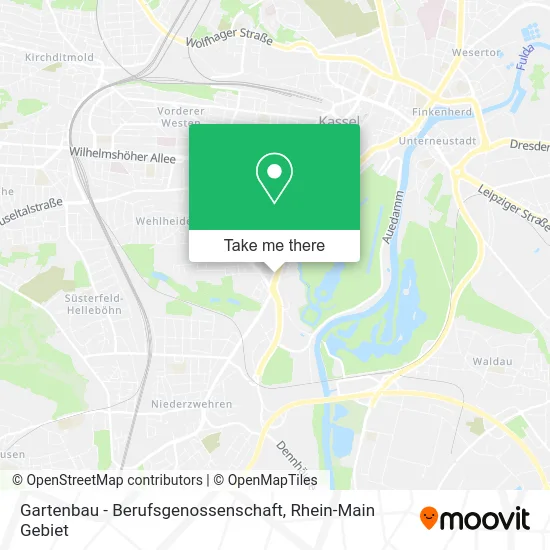 Карта Gartenbau - Berufsgenossenschaft