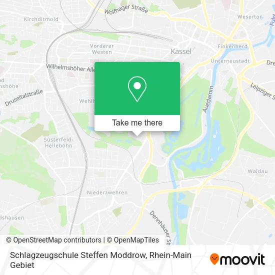 Карта Schlagzeugschule Steffen Moddrow