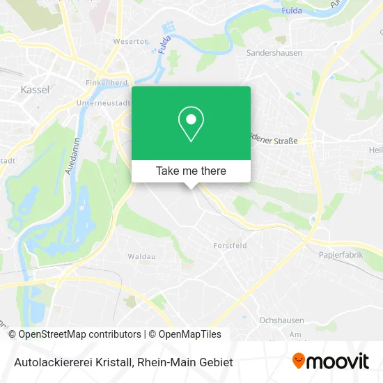 Карта Autolackiererei Kristall