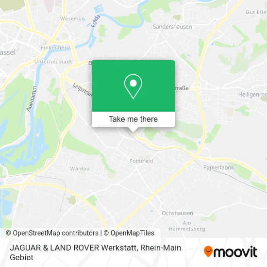 Карта JAGUAR & LAND ROVER Werkstatt