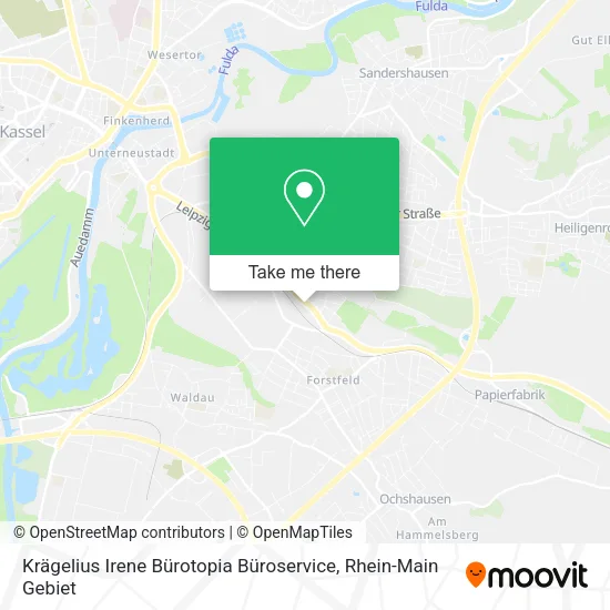 Карта Krägelius Irene Bürotopia Büroservice