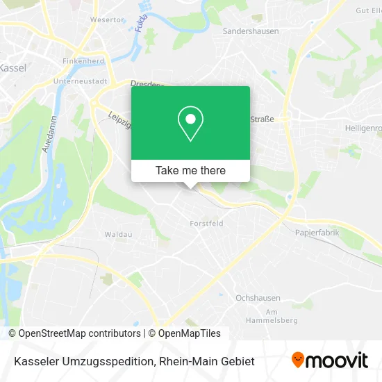 Карта Kasseler Umzugsspedition