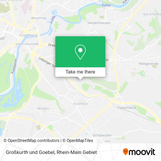 Карта Großkurth und Goebel