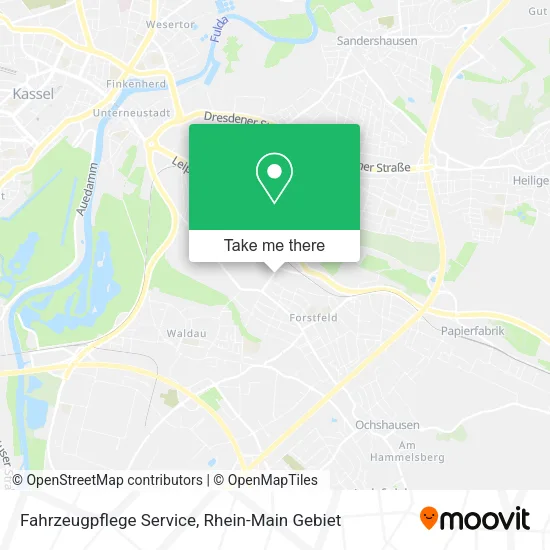 Карта Fahrzeugpflege Service