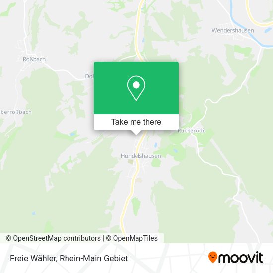 Карта Freie Wähler