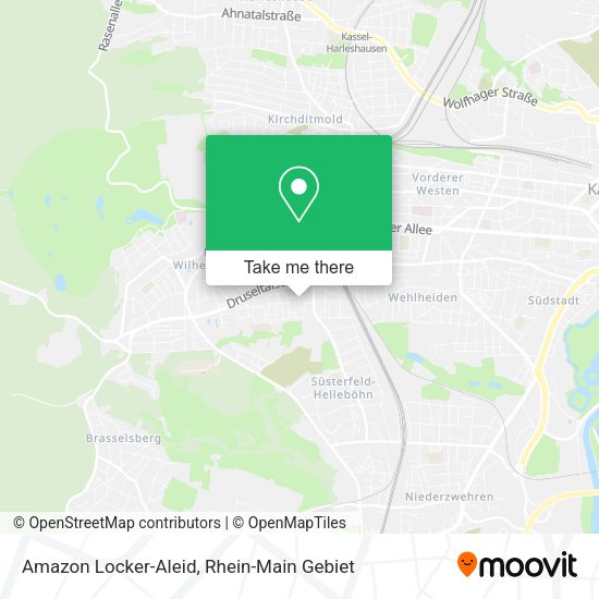 Карта Amazon Locker-Aleid
