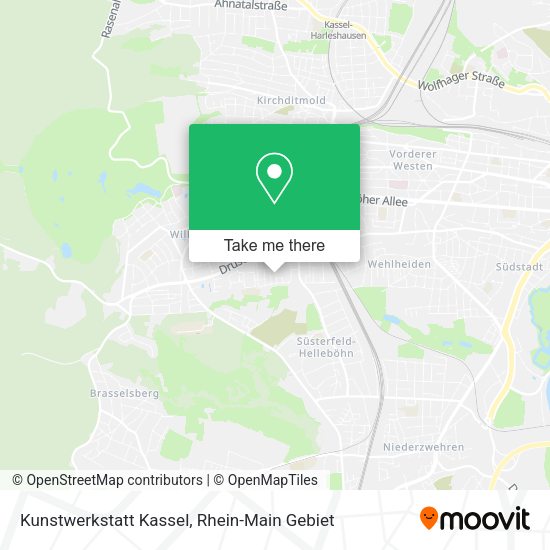 Карта Kunstwerkstatt Kassel