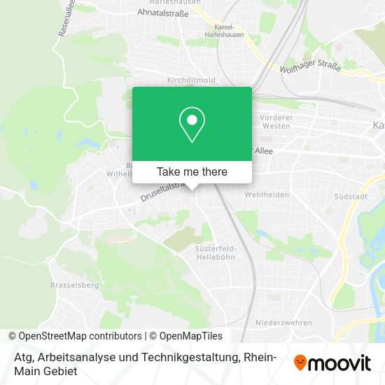 Карта Atg, Arbeitsanalyse und Technikgestaltung