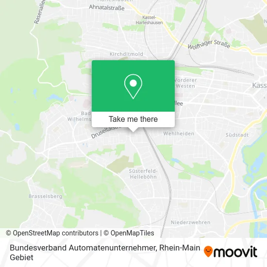 Карта Bundesverband Automatenunternehmer