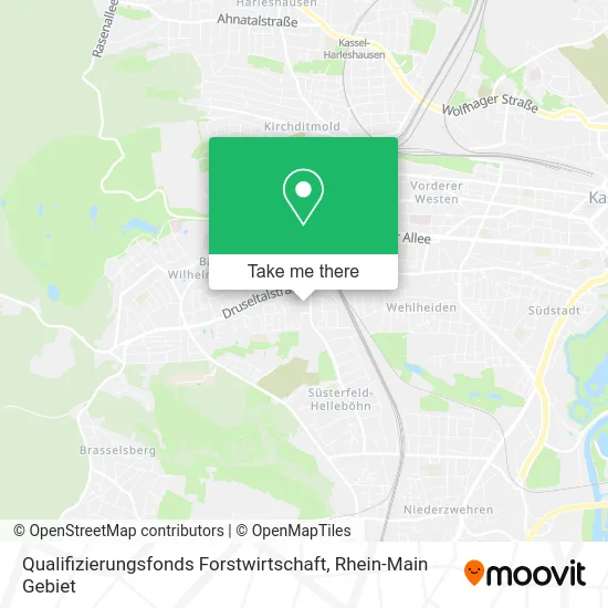 Карта Qualifizierungsfonds Forstwirtschaft