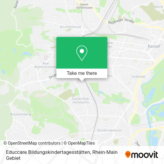 Карта Educcare Bildungskindertagesstätten