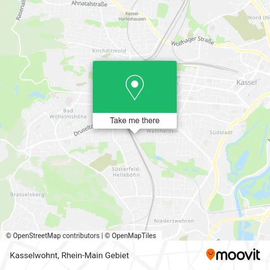 Карта Kasselwohnt