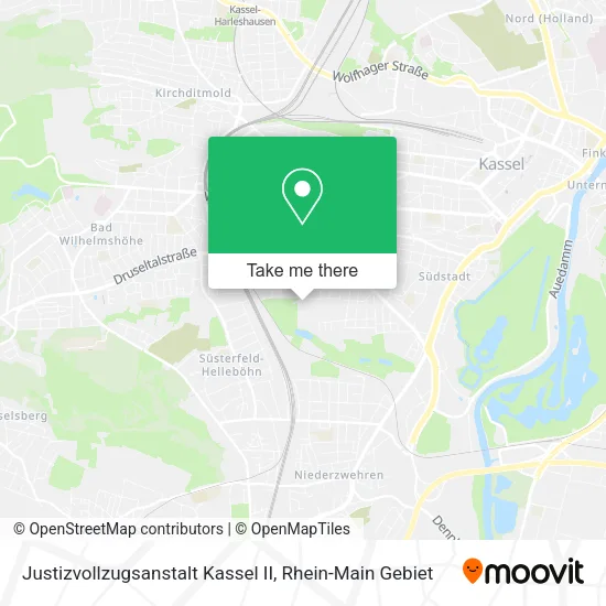Карта Justizvollzugsanstalt Kassel II