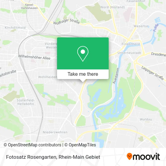 Карта Fotosatz Rosengarten