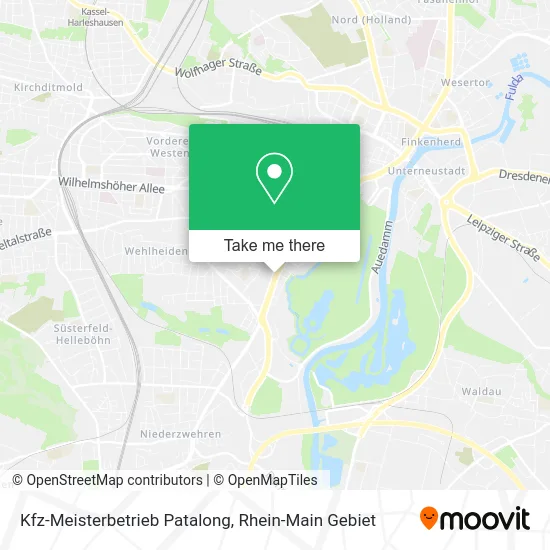 Карта Kfz-Meisterbetrieb Patalong