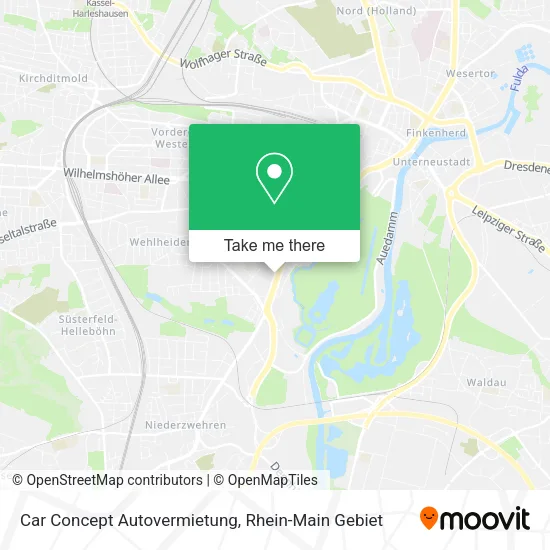 Карта Car Concept Autovermietung