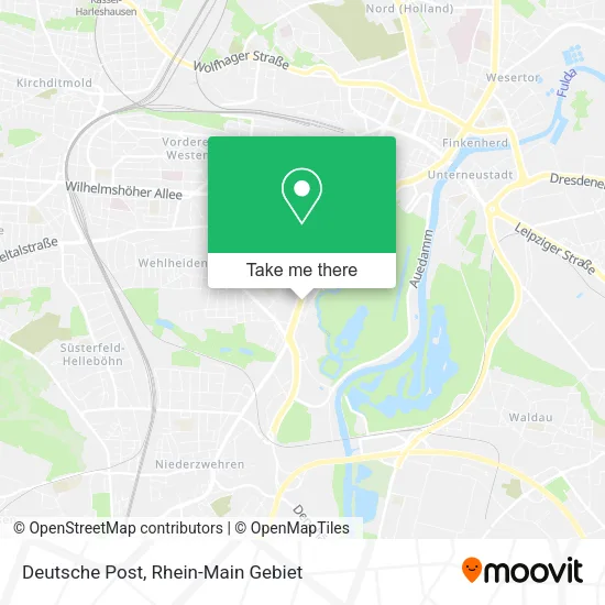 Карта Deutsche Post