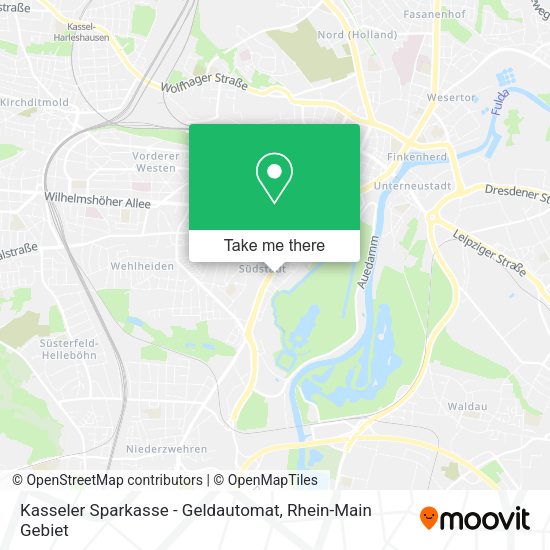 Карта Kasseler Sparkasse - Geldautomat