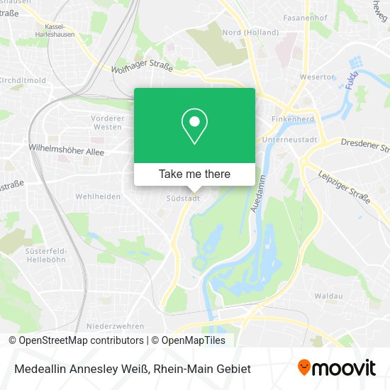 Карта Medeallin Annesley Weiß