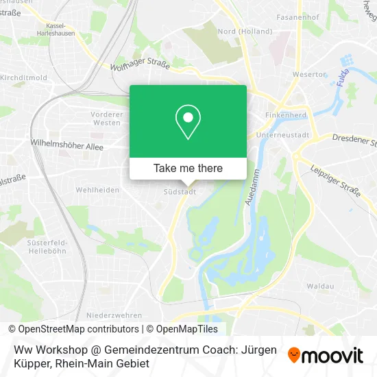 Карта Ww Workshop @ Gemeindezentrum Coach: Jürgen Küpper