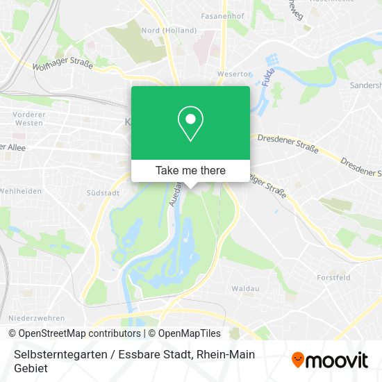 Карта Selbsterntegarten / Essbare Stadt