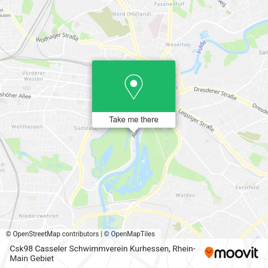 Csk98 Casseler Schwimmverein Kurhessen map