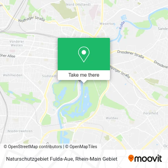 Карта Naturschutzgebiet Fulda-Aue