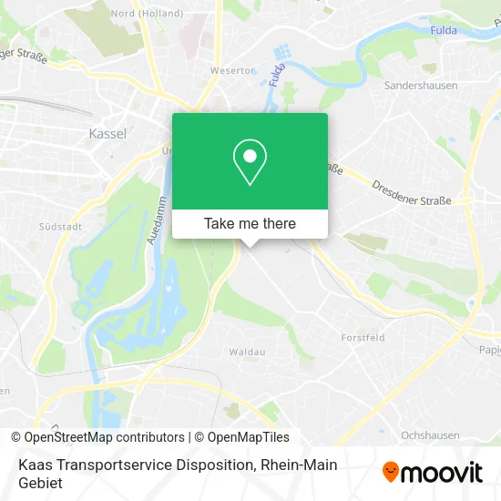 Карта Kaas Transportservice Disposition