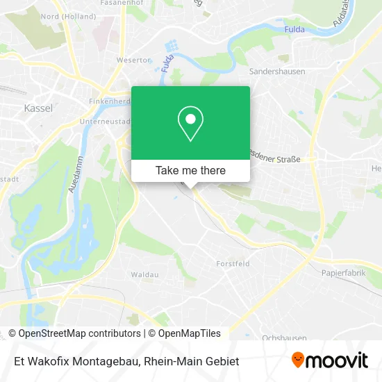 Карта Et Wakofix Montagebau