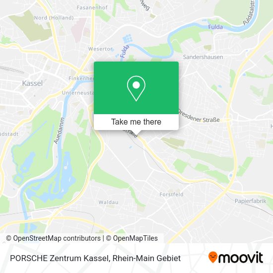 Карта PORSCHE Zentrum Kassel