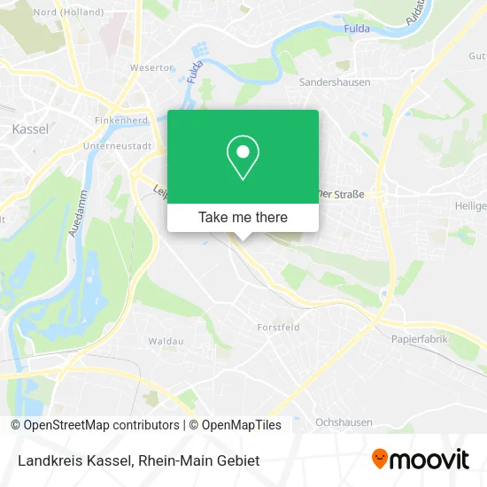 Карта Landkreis Kassel