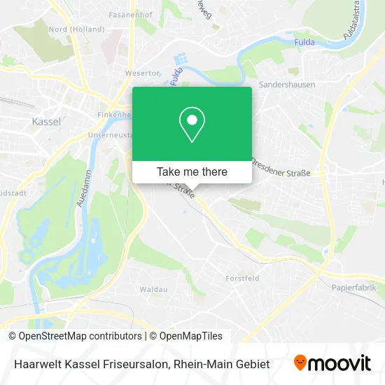 Карта Haarwelt Kassel Friseursalon