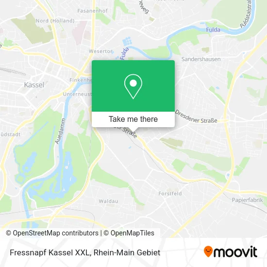 Карта Fressnapf Kassel XXL