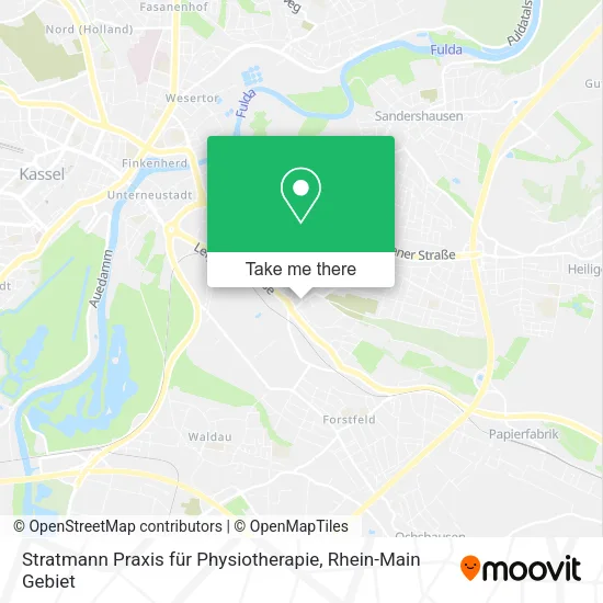 Карта Stratmann Praxis für Physiotherapie