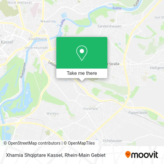 Карта Xhamia Shqiptare Kassel