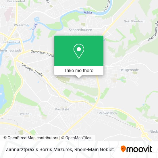 Карта Zahnarztpraxis Borris Mazurek