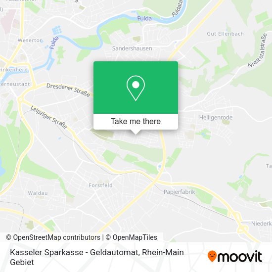 Карта Kasseler Sparkasse - Geldautomat